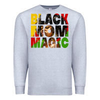 Heather Grey black mom magic juneteenth Premium Sweatshirt - HRA Design Shop