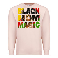 Pale Pink black mom magic juneteenth Premium Sweatshirt - HRA Design Shop