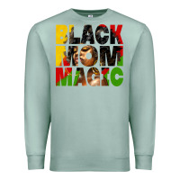 Seafoam black mom magic juneteenth Premium Sweatshirt - HRA Design Shop