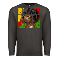 Smoke black mom magic juneteenth Premium Sweatshirt - HRA Design Shop