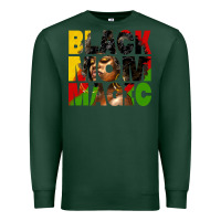 Sports Green black mom magic juneteenth Premium Sweatshirt - HRA Design Shop