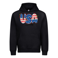 Black usa since 1776 Urban Hoodie - MaliasSmallBusiness