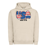 Pigment French Oak usa since 1776 Urban Hoodie - MaliasSmallBusiness