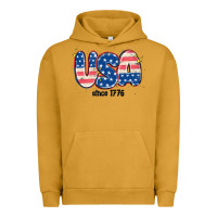 Pigment Peanut Butter usa since 1776 Urban Hoodie - MaliasSmallBusiness