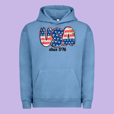 Usa Since 1776 Urban Hoodie Designed By Maliassmallbusiness