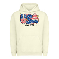 Pigment Pistachio usa since 1776 Urban Hoodie - MaliasSmallBusiness