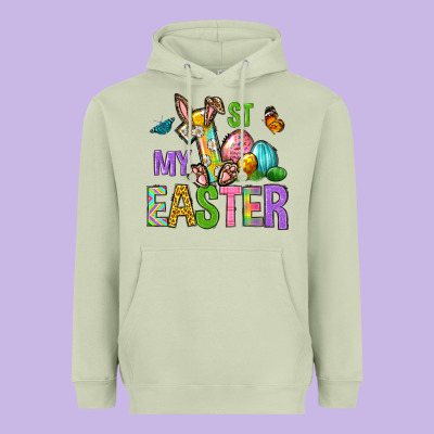 My First Easter Heavyweight Hoodie Designed By Neo Western