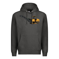 Charcoal Heather Cold Planer Premium Hoodie - LillyAllenDesigns