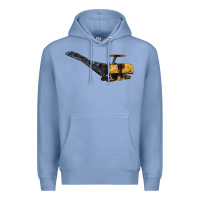Colony Blue Cold Planer Premium Hoodie - LillyAllenDesigns