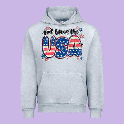 God Bless America Urban Hoodie Designed By Maliassmallbusiness