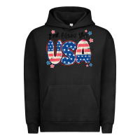 Pigment Black god bless america Urban Hoodie - MaliasSmallBusiness