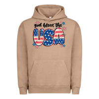 Pigment Burro god bless america Urban Hoodie - MaliasSmallBusiness