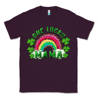 Plum st patrick's day one lucky mama Classic Tee - RanaPortraitStore