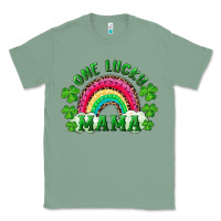 Sage st patrick's day one lucky mama Classic Tee - RanaPortraitStore