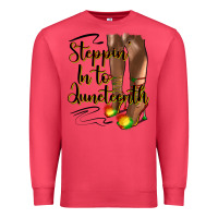 Cardinal steppin' in to juneteenth heels Premium Sweatshirt - HRA Design Shop