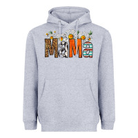 Heather Grey western daisies mama Heavyweight Hoodie - HRA Design Shop