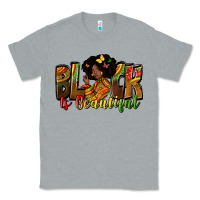 Heather Grey black is beautiful Classic Tee - Zillion Design Studio