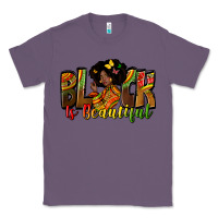 Lavender black is beautiful Classic Tee - Zillion Design Studio