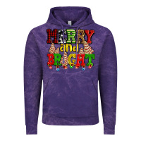 Cloud Purple merry and bright with christmas tree  cakes ado Vintage Hoodie - AdoDesignShop