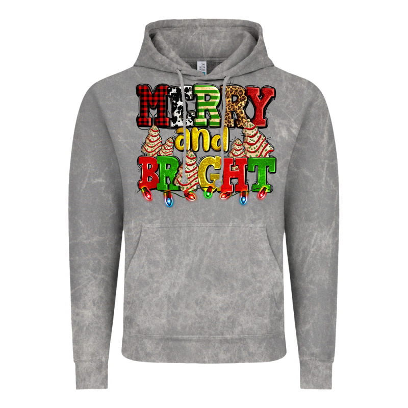 Merry And Bright With Christmas Tree  Cakes Ado Vintage Hoodie by AdoDesignShop | Teevron