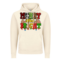 Vintage Artic merry and bright with christmas tree  cakes ado Vintage Hoodie - AdoDesignShop