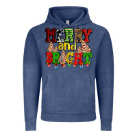 Vintage Denim merry and bright with christmas tree  cakes ado Vintage Hoodie - AdoDesignShop