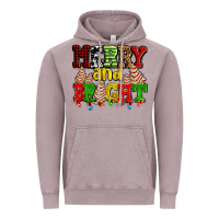Vintage Zinc merry and bright with christmas tree  cakes ado Vintage Hoodie - AdoDesignShop