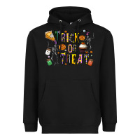 Black trick or treat Heavyweight Hoodie - CowhideDigitalArt