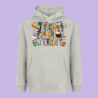 Trick Or Treat Heavyweight Hoodie Designed By Cowhidedigitalart