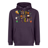 Plum trick or treat Heavyweight Hoodie - CowhideDigitalArt