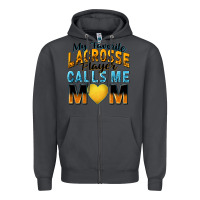 Smoke my favorite lacrosse player calls me mom Zipper Hoodie - Zillion Design Studio
