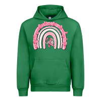 Emerald breast cancer  rainbow Urban Hoodie - MaliasSmallBusiness