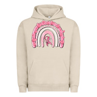 Pigment French Oak breast cancer  rainbow Urban Hoodie - MaliasSmallBusiness