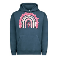 Pigment Midnight Navy breast cancer  rainbow Urban Hoodie - MaliasSmallBusiness