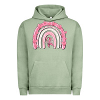 Pigment Oil Green breast cancer  rainbow Urban Hoodie - MaliasSmallBusiness