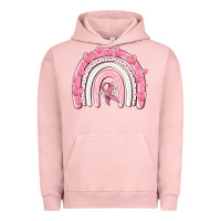 Pigment Salmon breast cancer  rainbow Urban Hoodie - MaliasSmallBusiness