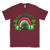 Burgundy St. Patrick's Day One Lucky Mini Classic Tee - RanaPortraitStore