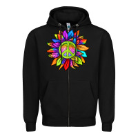 Black pride sunflower Zipper Hoodie - texasbilliewilder