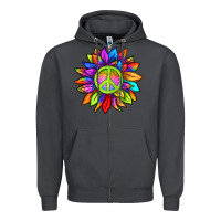 Smoke pride sunflower Zipper Hoodie - texasbilliewilder