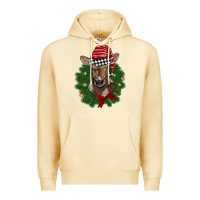 Pina Colada christmas wreath baby calf Premium Hoodie - BarkalooDesign