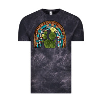 Cloud Black cactus gemstone rainbow Vintage Tee - Artiststas
