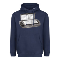 Navy wrist coach Heavyweight Hoodie - FaDigitalArtStudio