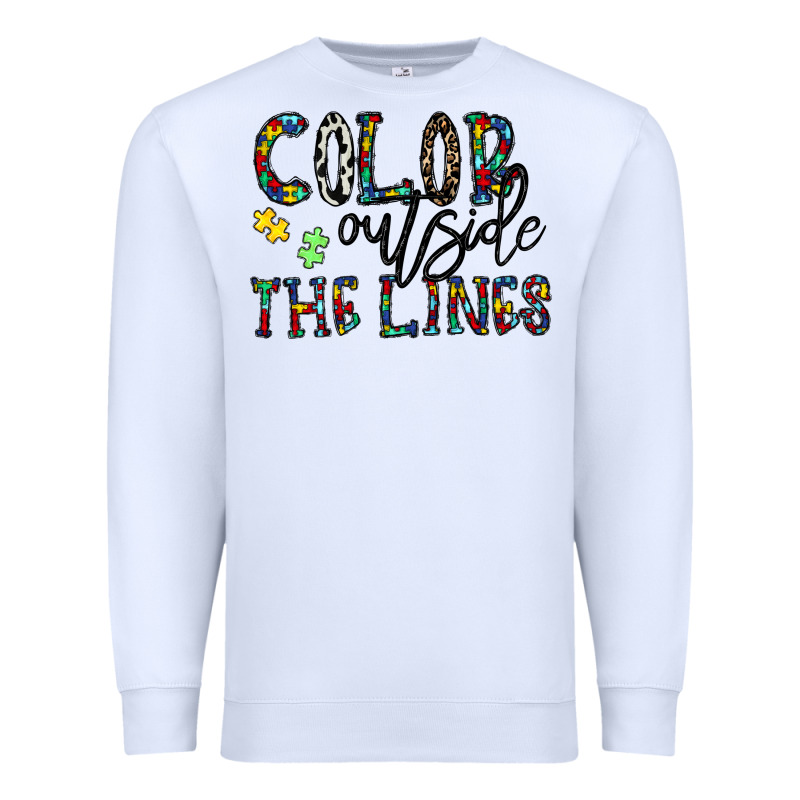 Color Outside The Lines Premium Sweatshirt by CowhideDigitalArt | Teevron