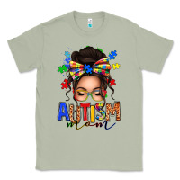 Matcha autism mom afro messy bun (1) Classic Tee - texasbilliewilder