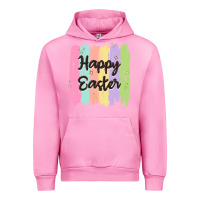 Fuchsia Pink happy easter Urban Hoodie - MaliasSmallBusiness