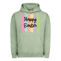 Pigment Oil Green happy easter Urban Hoodie - MaliasSmallBusiness