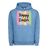 Pigment Pebble Blue happy easter Urban Hoodie - MaliasSmallBusiness