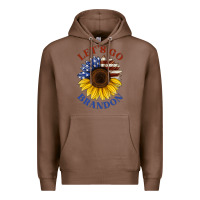 Chestnut American flag sunflower Premium Hoodie - Jasminsmagicworld