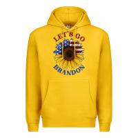 Lemon American flag sunflower Premium Hoodie - Jasminsmagicworld