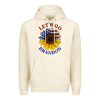 American Flag Sunflower Premium Hoodie | Teevron